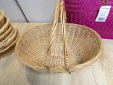 a wicker basket that is sitting on a table