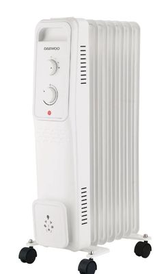 Radiateur bain d'huile Daewoo DOH-497M 1500W BLANC / La prem…
