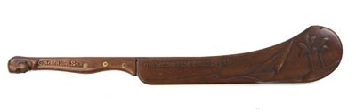 Machette décorative des Antilles britanniques, datée 1948, f…
