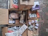 a pile of boxes that are stacked on top of each other