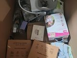 a box full of items that are sitting in it