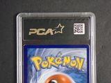 the pokemon game is in a plastic case on a black surface