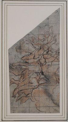 École italienne, XVIIe siècle Étude d’anges pour une apothéo…