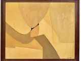 une image représentant un tableau d'un oiseau sur fond jaune