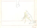 an image of a drawing of a person hanging from a rope