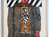 le dessin d'un homme en costume-cravate