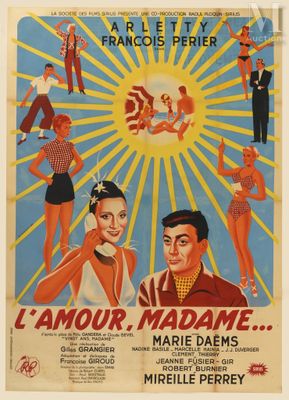 a poster for the movie amour madamee