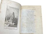 an open book with a picture of a building on it