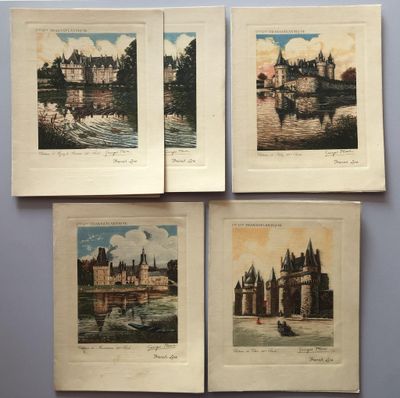 COMPAGNIE GÉNÉRALE TRANSATLANTIQUE French Line : 5 menus ill…