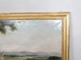 a picture of a painting on the wall of a room