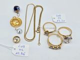 a lot of gold rings and other jewelry on a table