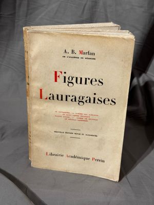 FIGURES LAURAGAISES par A.B Marfan, ouvrage relié 309 pages,…