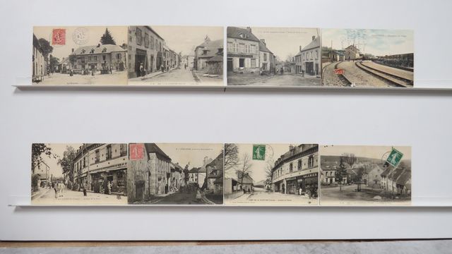 La Courtine : Lot de 8cpa (Le Bourg). TBE général.