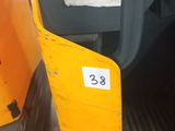 a barcode on the back of a truck door