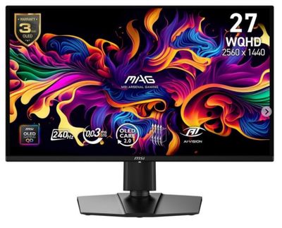 L'écran large ASUS de 27 pouces est un excellent choix pour les jeux vidéo.