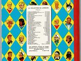 a blue and yellow book with cartoon characters on it