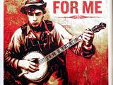 Affiche « Don't cry for me » représentant un homme jouant du banjo