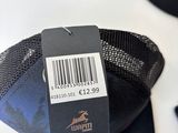 a hat with a barcode on it sitting on a table