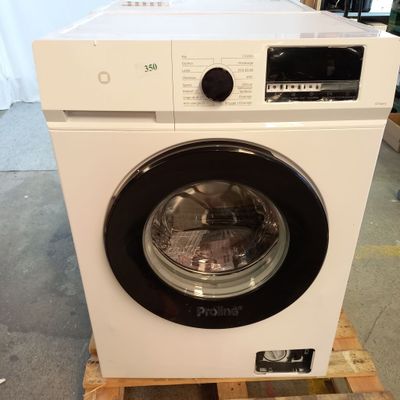 a washing machine that is sitting on a pallet