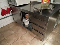 Placard inox 2 portes coulissantes 3 tiroirs (photo 2)