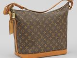 louis vuitton monogram canvas and leather shoulder bag