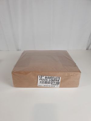 a brown paper bag on a table with a white background