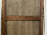 a painting of a window with the word mom written on it