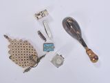 a lot of items that are laying out on the table