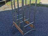 a picture of a rack with a lot of items on it
