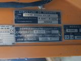 a picture of a close up of a sign on a machine