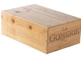 wooden box with a label on it that says la conferie