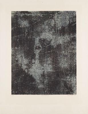 an image of a black and white photo of a painting