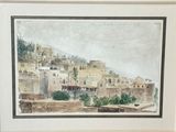 a picture of a picture of a painting of a town