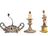 several different types of candles are shown on a white background