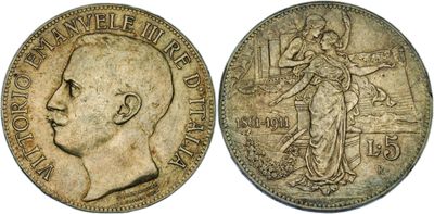 an old coin with the image of a man and a woman on it