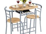 a table with two chairs and a bottle of wine on it