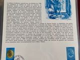 a plaque with a picture of a man on it