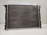 a close up of a radiator on a white surface