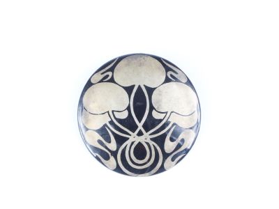 M. AICHBERGER Vienne, Autriche - Broche-pendentif ronde en m…