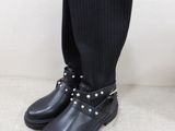 pair of black boots with black socks and black boots with black socks and black boots with black socks and black boots with black socks and black boots with black socks and