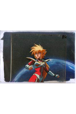 an image of a picture of a woman with a sword in her hand