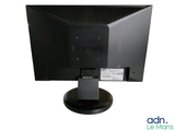 an image of a black computer monitor on a white background