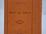 la couverture d'un livre intitulé « A Mort de Philie »