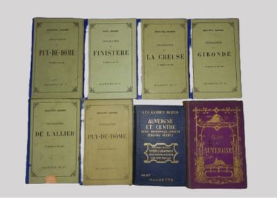 AUVERGNE. 4 ouvrages d'Adolphe JOANNE : "Géographie du Puy d…
