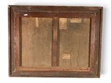 an old wooden window with a glass pane on the outside