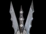 two knives that are sitting on top of each other