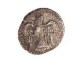 une vieille pièce de monnaie sur laquelle figure un ange