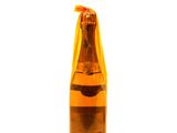 a bottle of beer that is sitting on a table