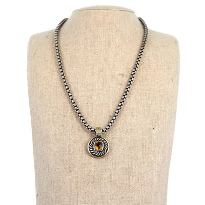 DAVID YURMAN Collier composé d'une chaîne en argent 925‰ à l…