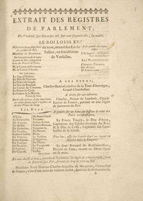 [PARLEMENTS]. [Recueil.] In-4 veau brun, dos à nerfs orné (r…